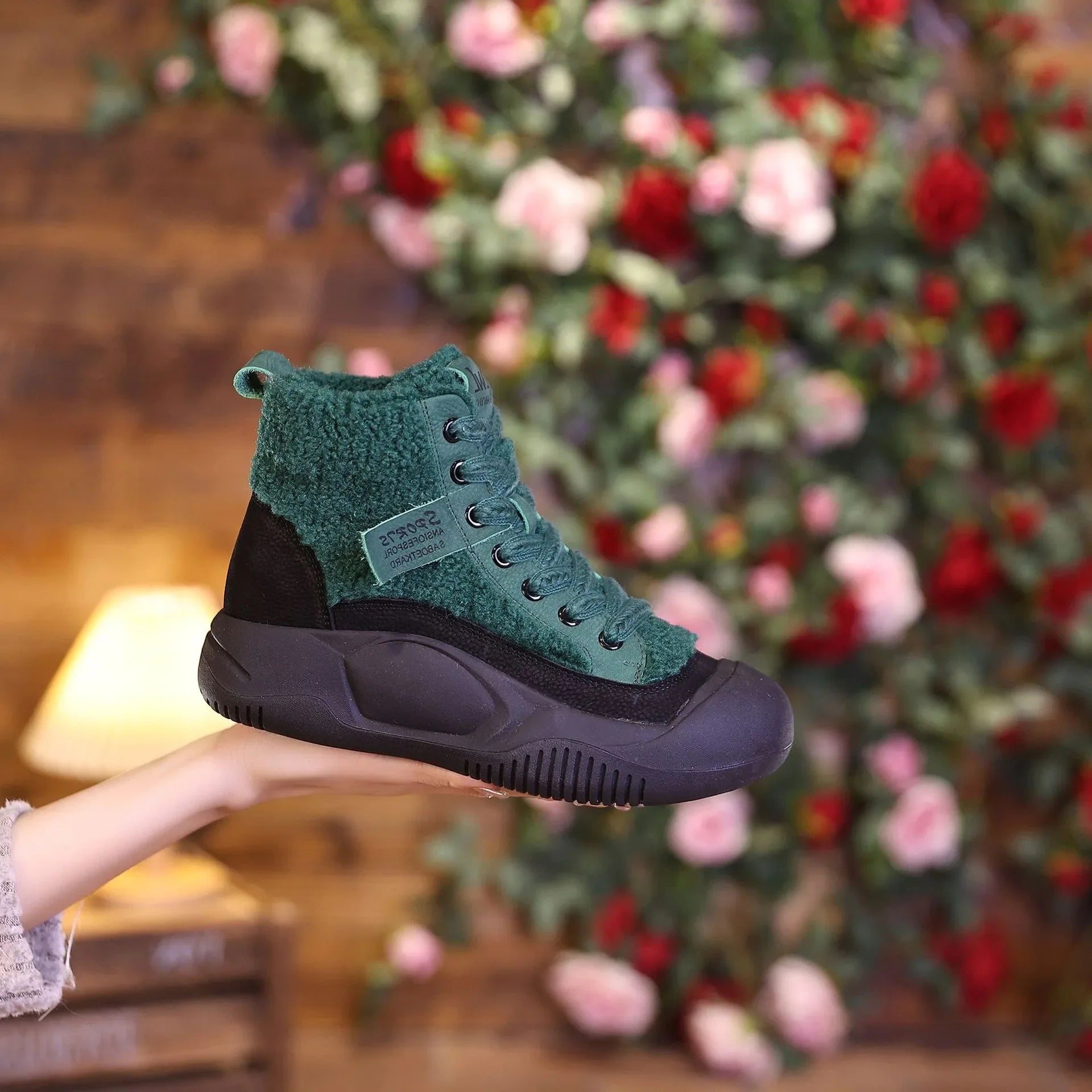 Travel Block-Heel Boots