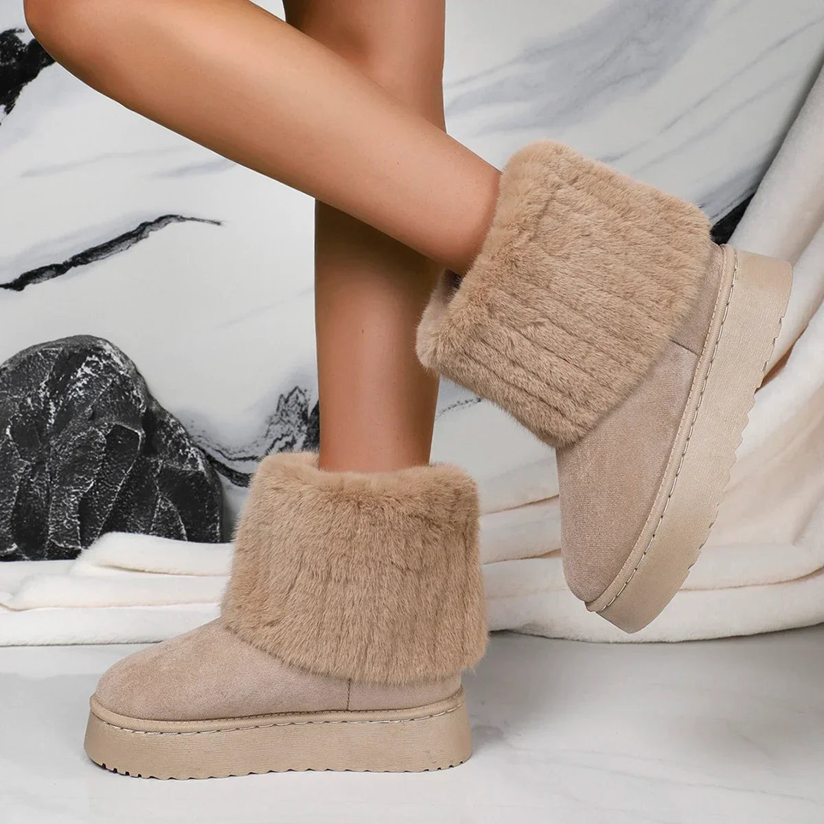 Warm Platform Boots