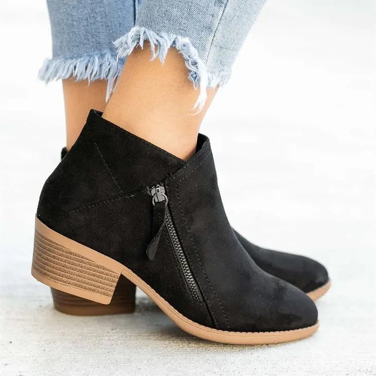 Comfortable Textured Boots