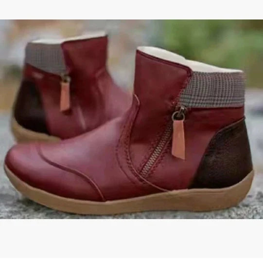 Travel Faux-Suede Boots