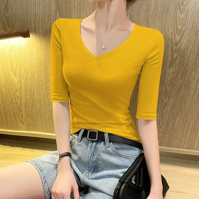 Casual Tie-Neck Blouse