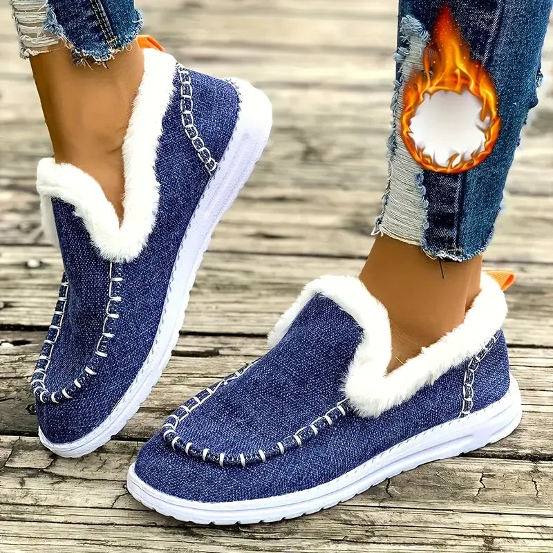 Natural Block-Heel Boots