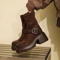 Minimal Textured Boots