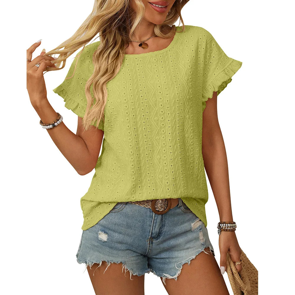 Cottage Tie-Neck Blouse