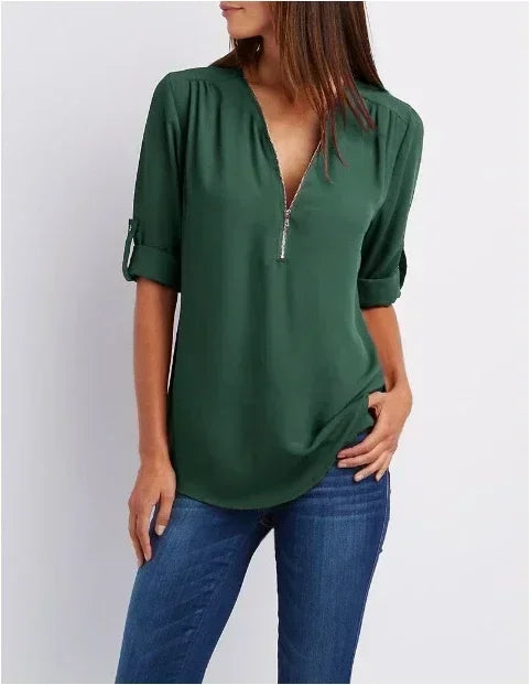 Feminine Cotton Blouse