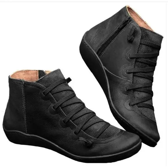Airy Zip-Up Boots