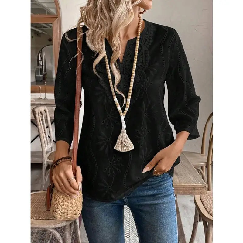 Classic Striped Blouse