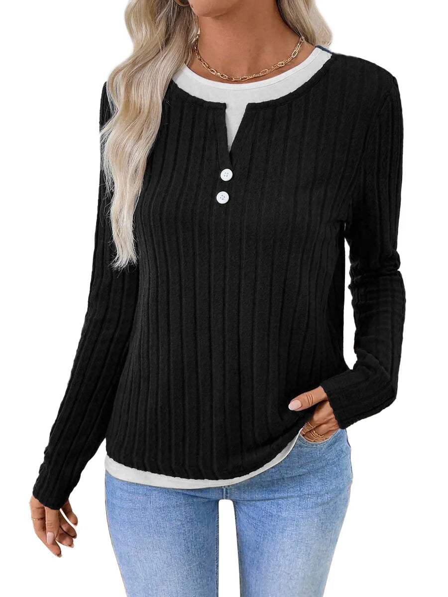 Classic Textured Blouse