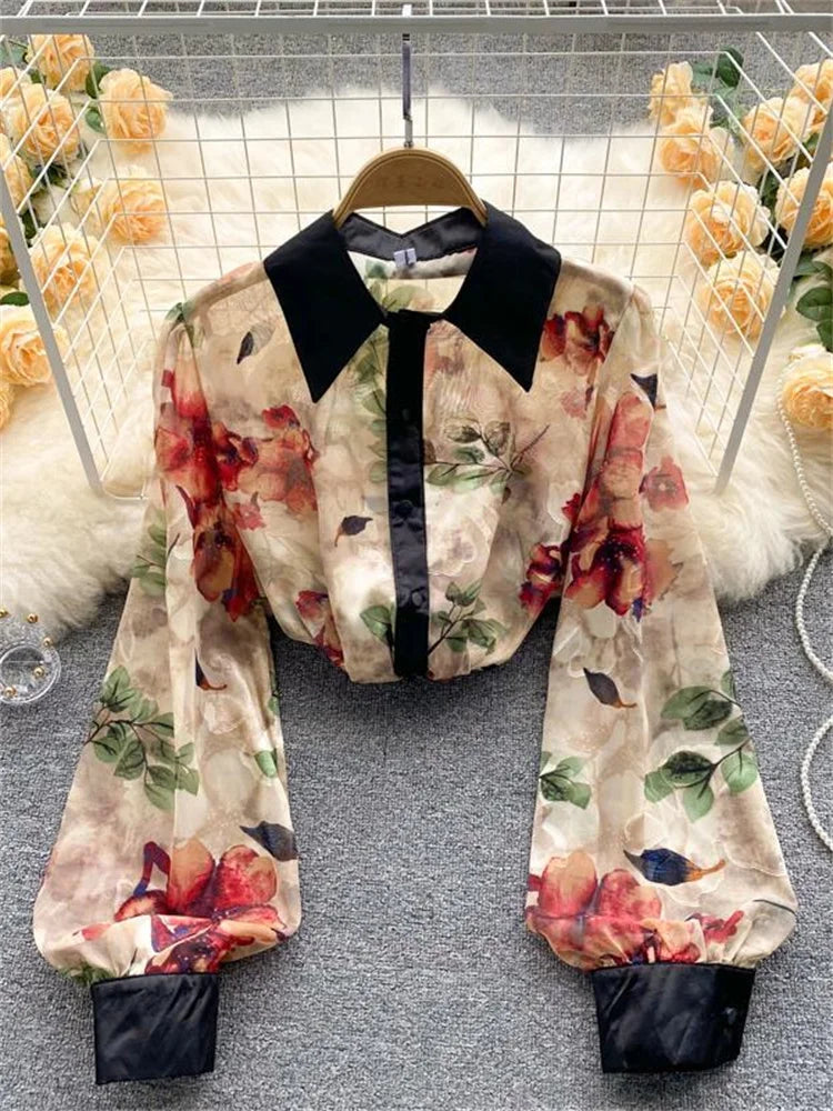Fresh Long-Sleeve Blouse