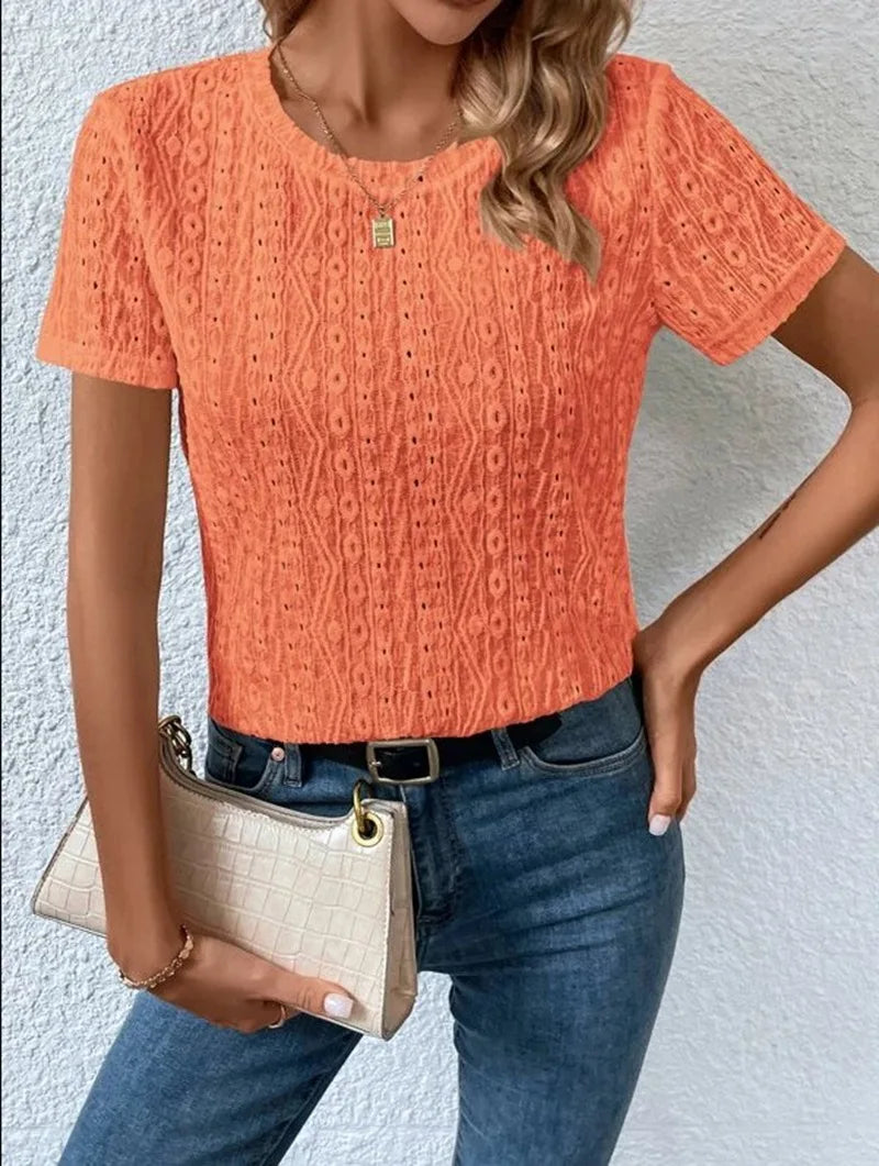 Simple Pleated Blouse