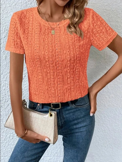 Simple Pleated Blouse