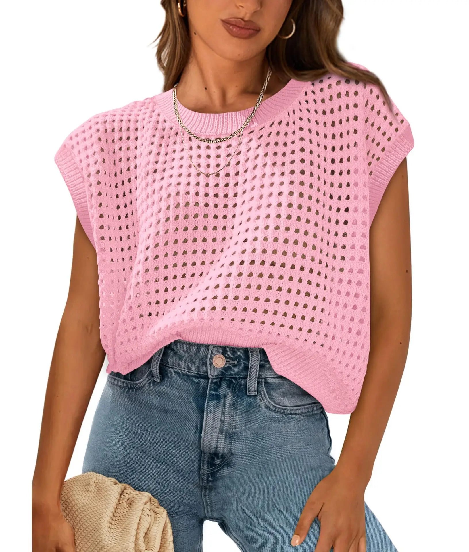 Breezy Crochet Blouse
