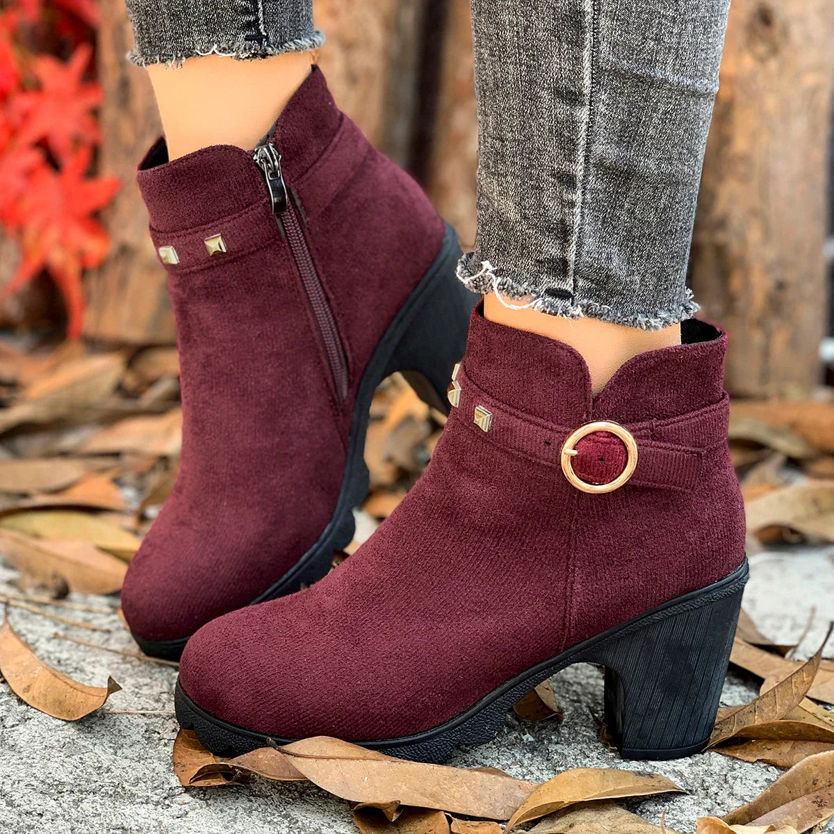 Travel Faux-Suede Boots