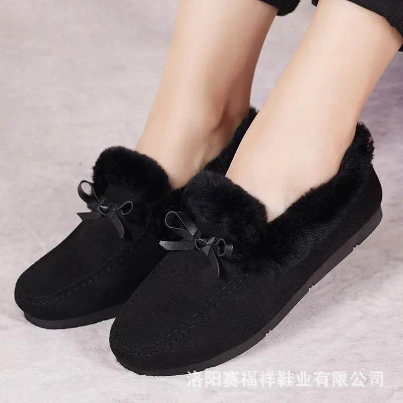 Natural Zip-Up Boots