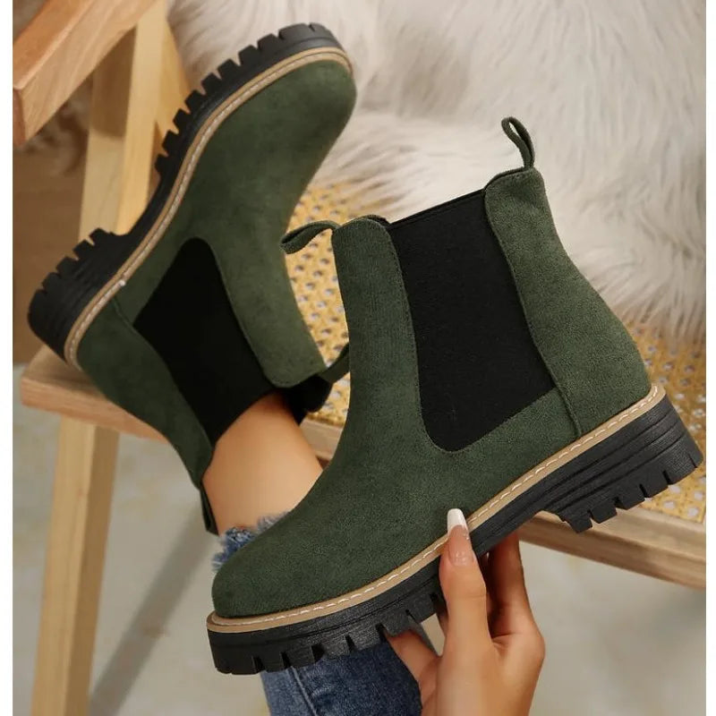 Clean Zip-Up Boots