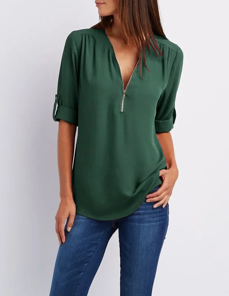 Romantic Printed Blouse