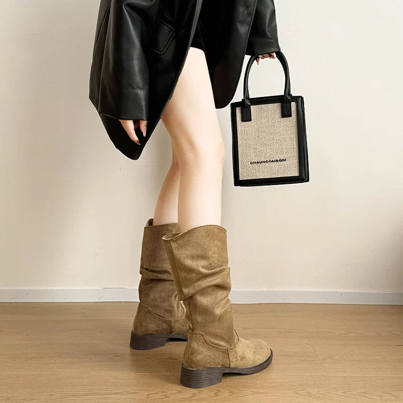 Summer Faux-Suede Boots