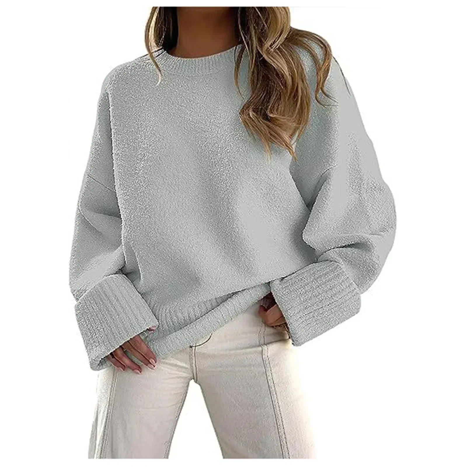 Relaxed Cropped Sweater