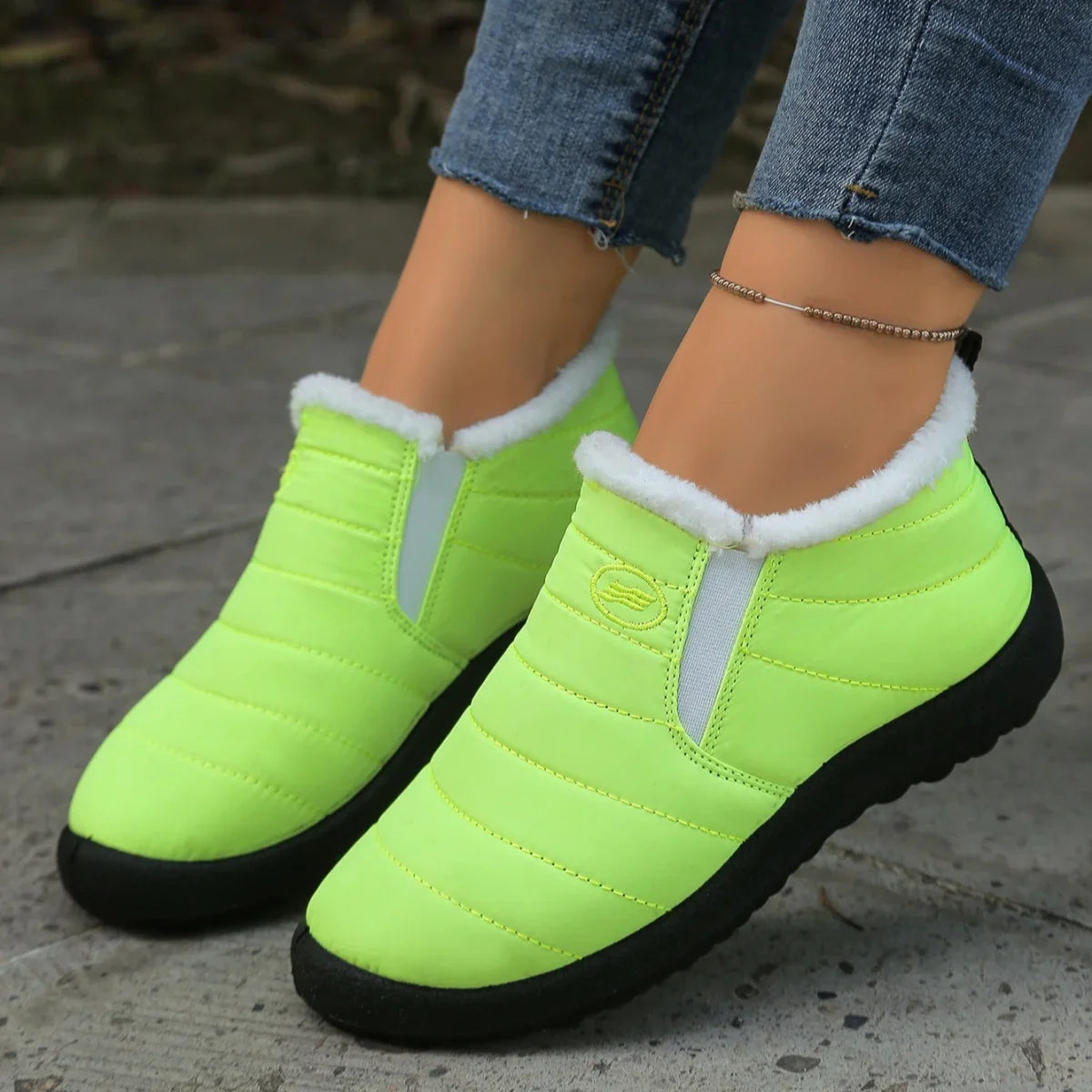 Warm Block-Heel Boots