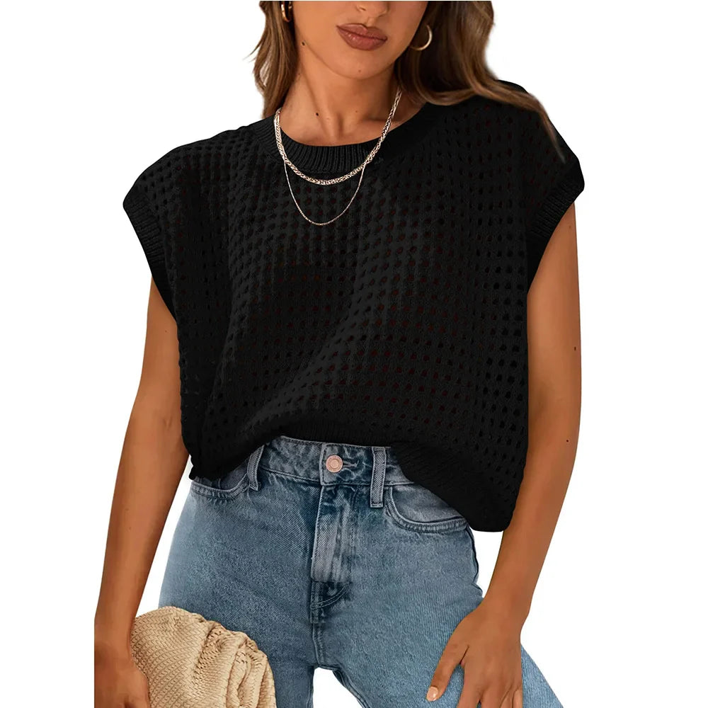 Breezy Crochet Blouse