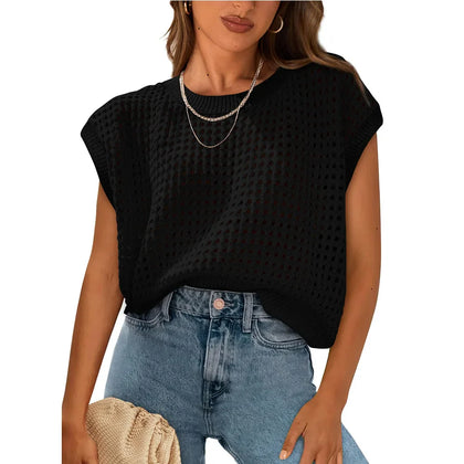 Breezy Crochet Blouse