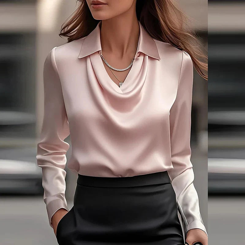 Simple Pleated Blouse