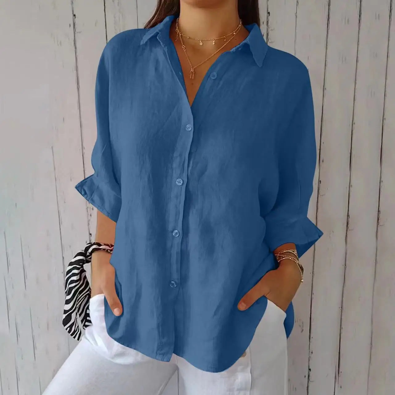 Casual Peplum Blouse