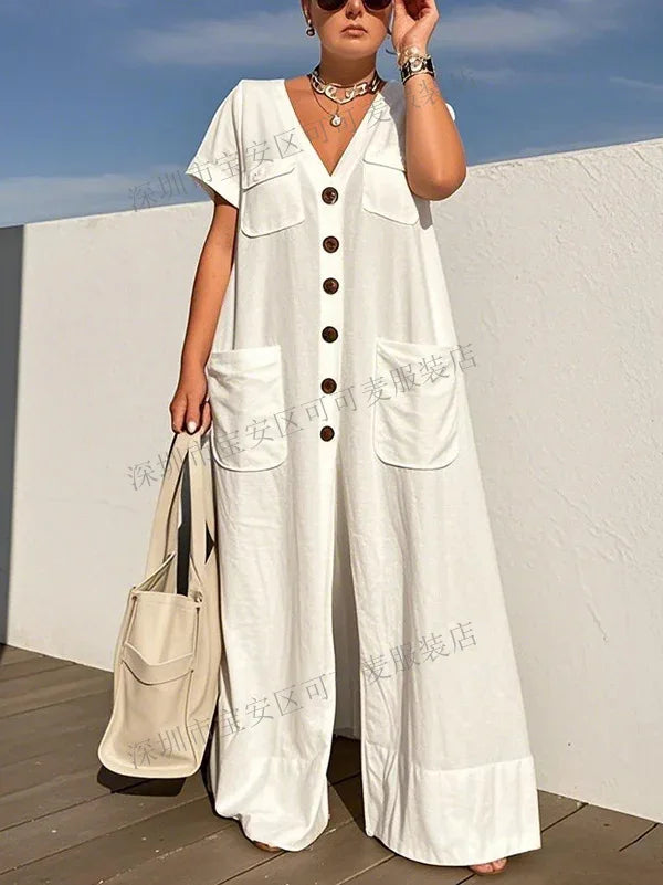 Warm Smocked Jumpsuit