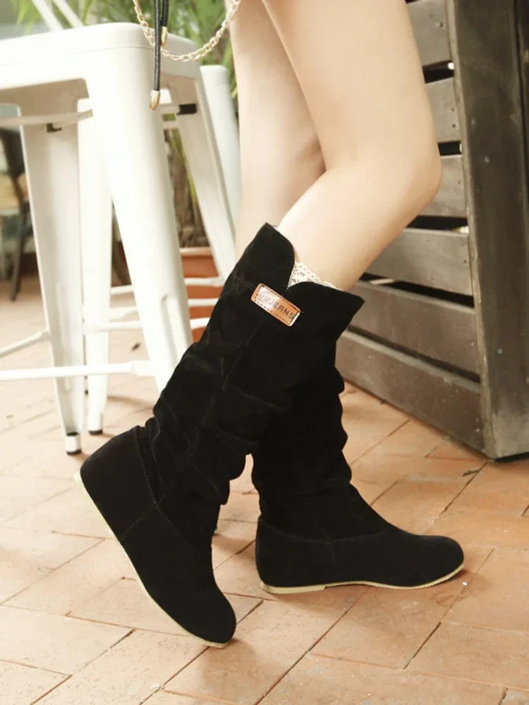 Classic Faux-Suede Boots