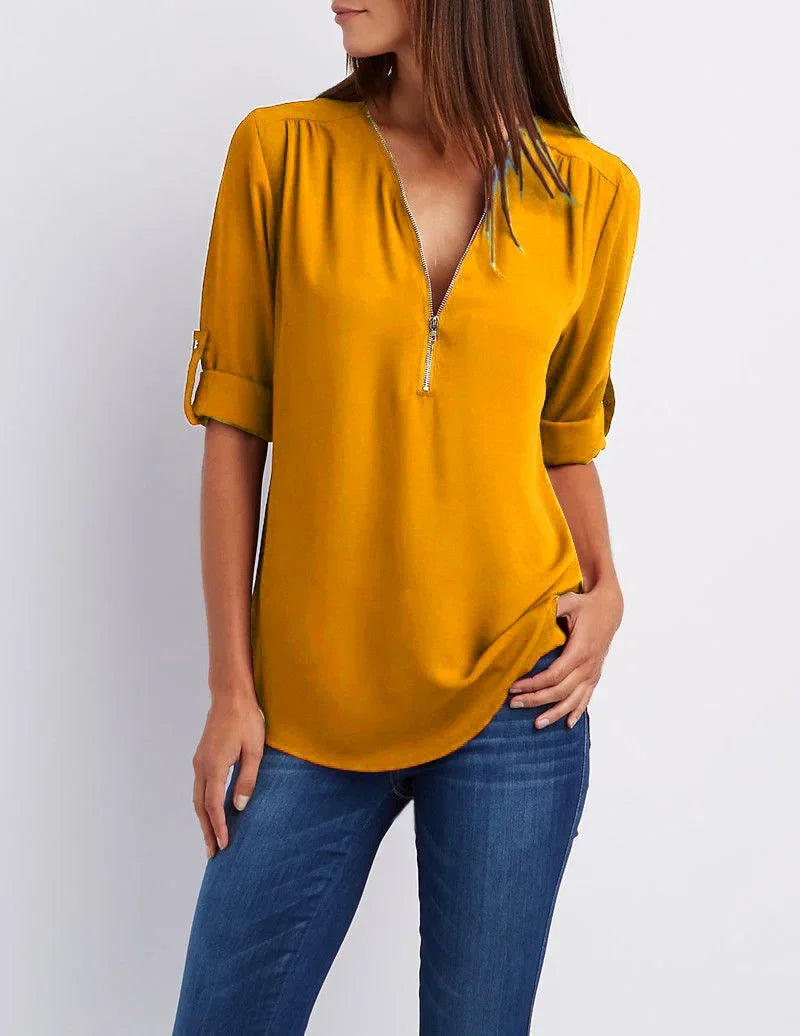 Romantic Printed Blouse
