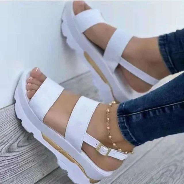 Minimal Lace-Up Sandals