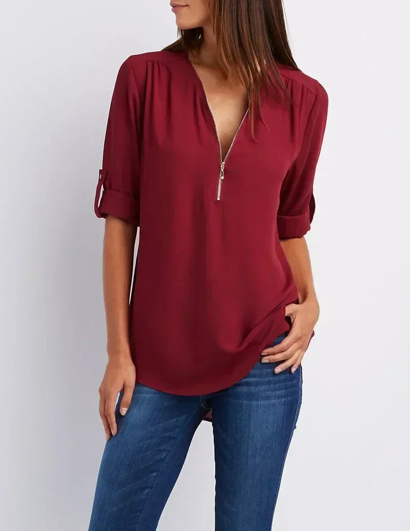 Feminine Cotton Blouse