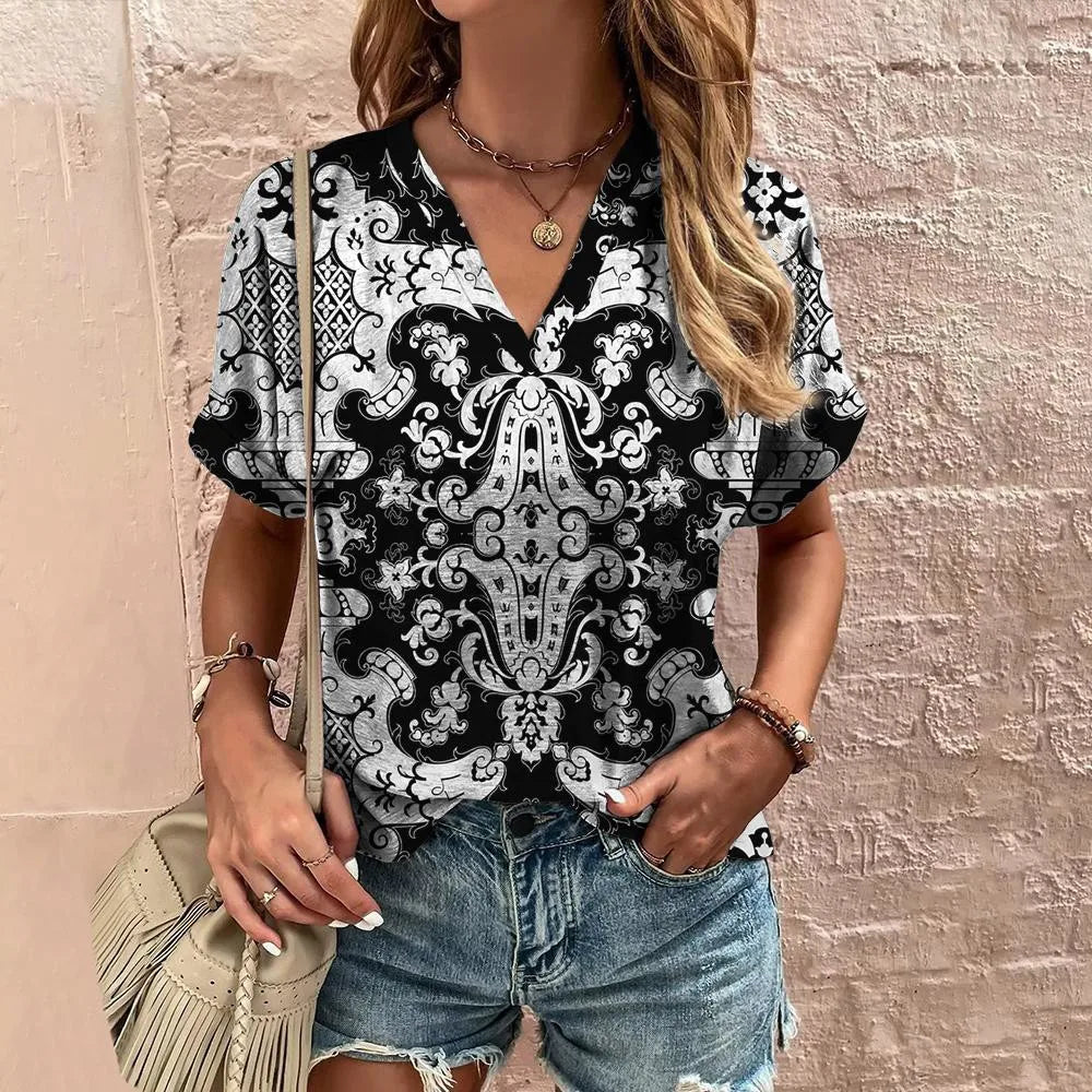 Soft Swiss-Dot Blouse
