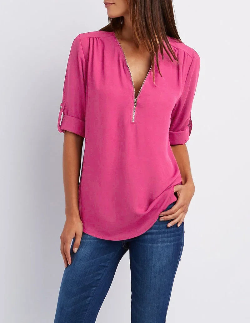 Romantic Printed Blouse