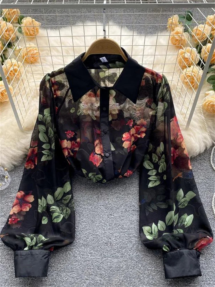 Fresh Long-Sleeve Blouse