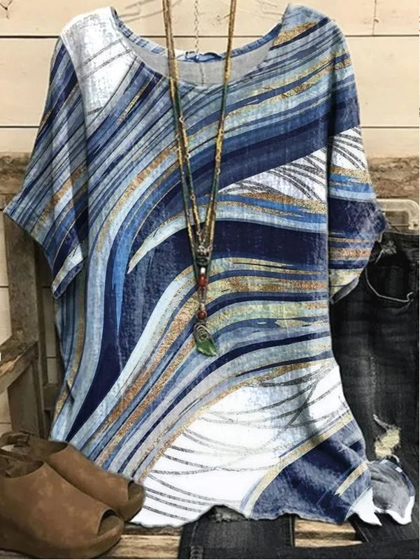 Classic Square-Neck Blouse
