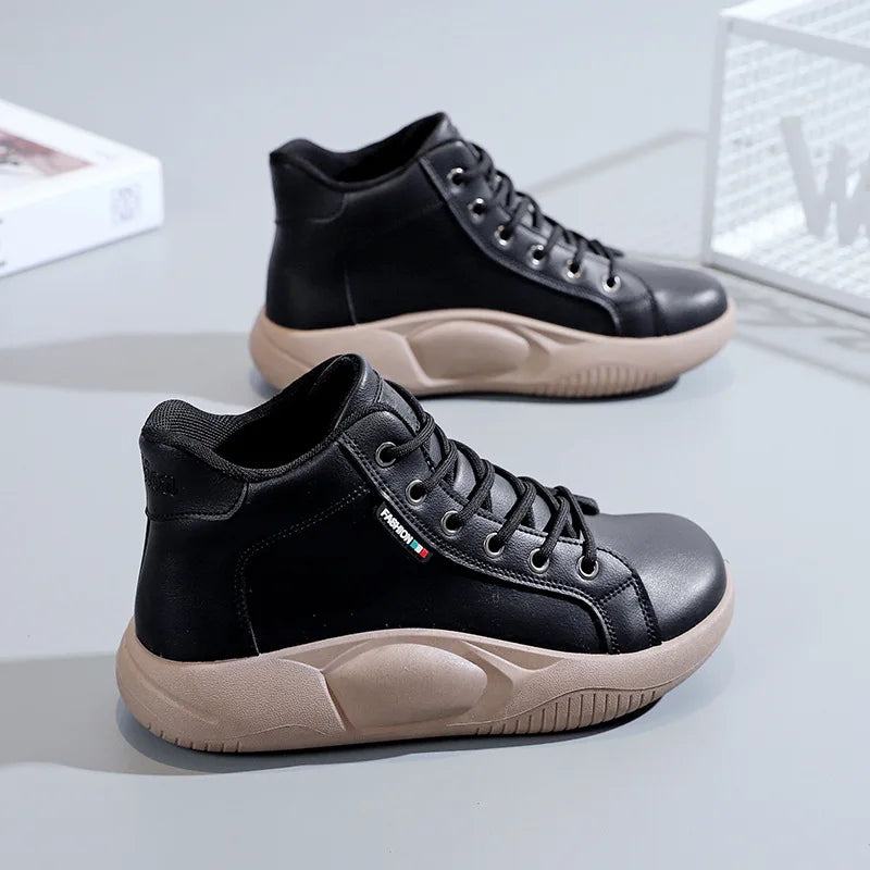 Classic Textured Sneakers