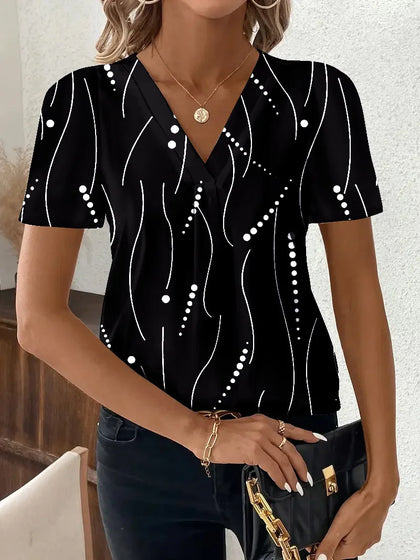 Cottage Swiss-Dot Blouse