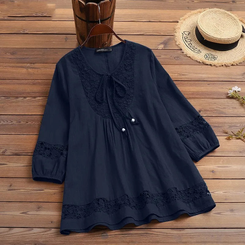 Vintage Peplum Blouse