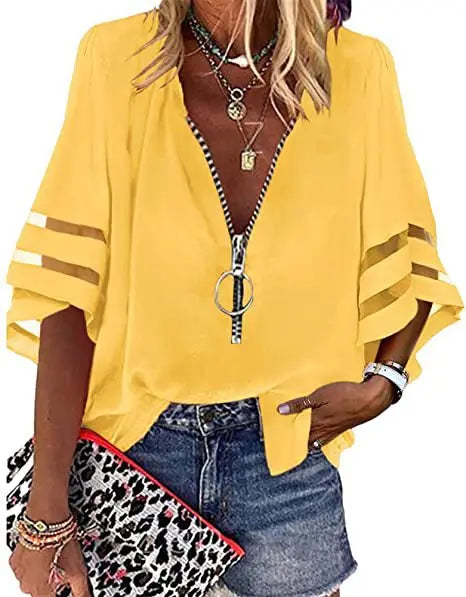 Breezy Wrap Blouse
