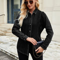 Elegant Long-Sleeve Blouse