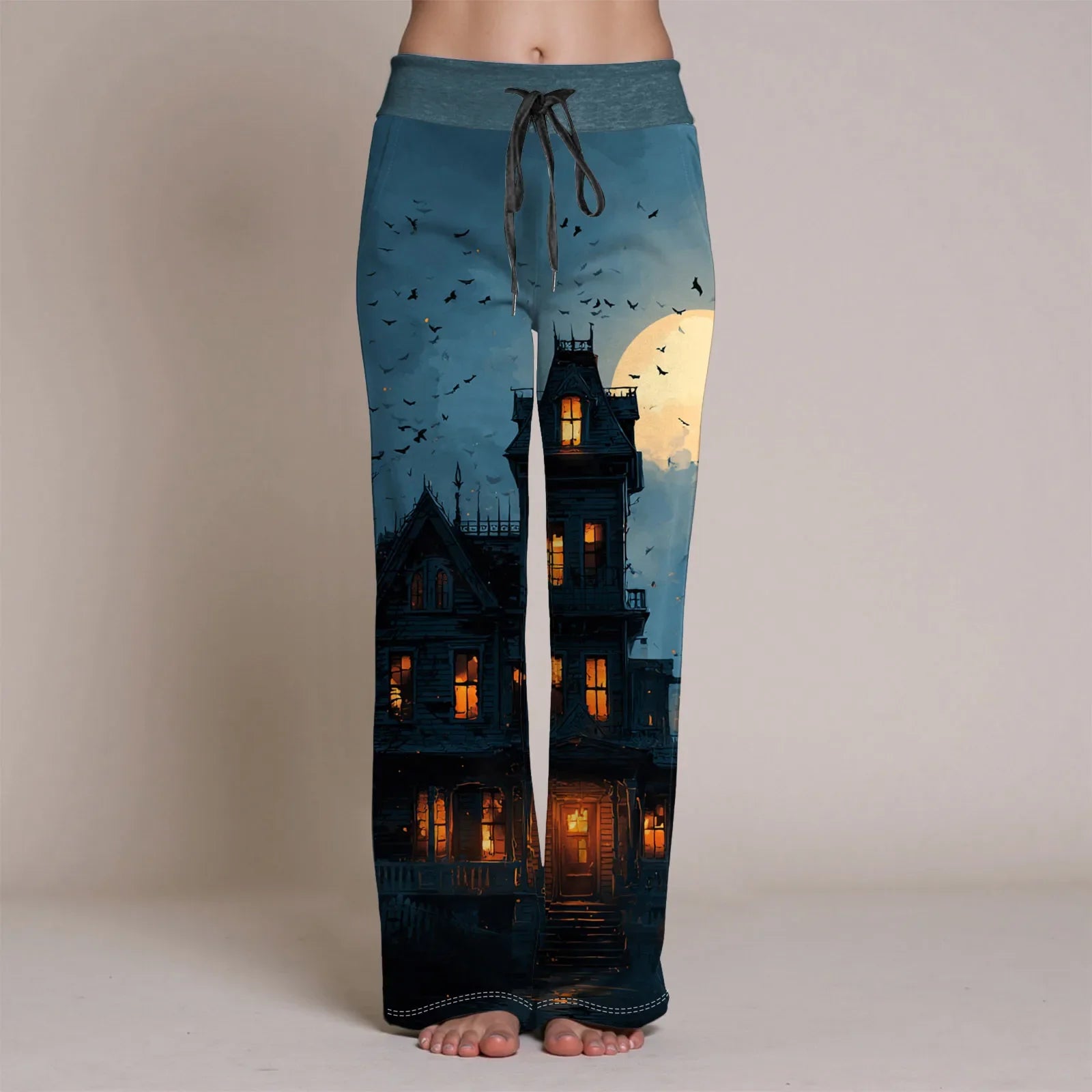 Relaxed Printed Pants