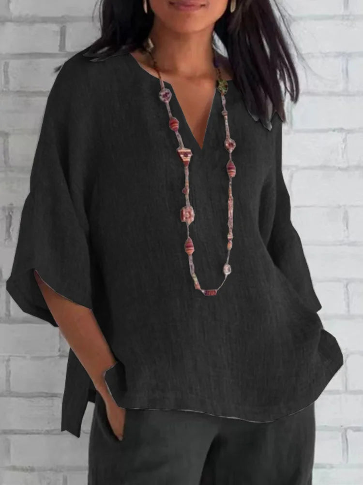 Classic Textured Blouse
