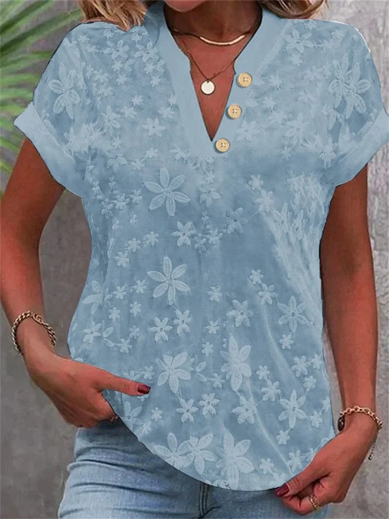 Vintage Buttoned Blouse
