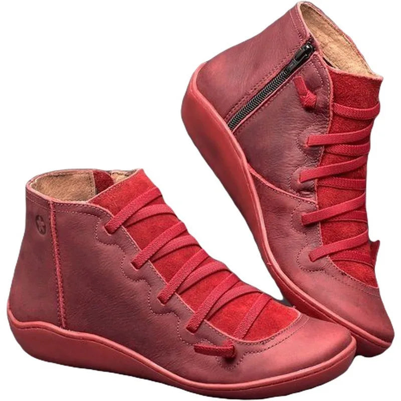Airy Zip-Up Boots