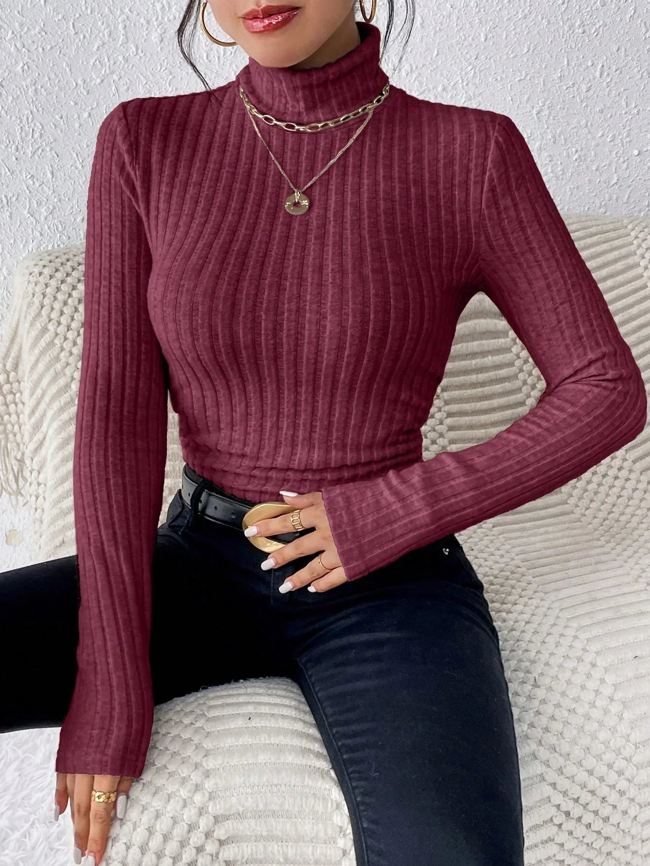 Casual Collared Top