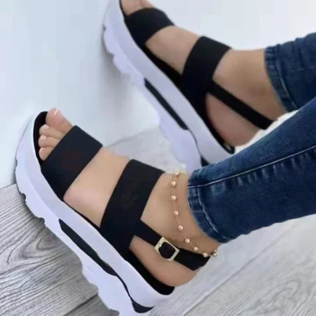 Minimal Lace-Up Sandals