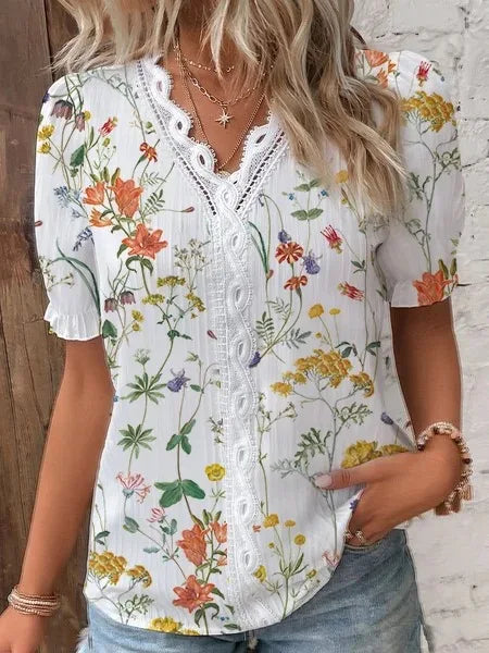 Cottage Long-Sleeve Blouse