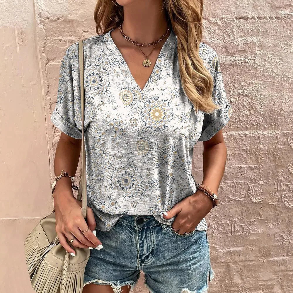 Soft Swiss-Dot Blouse
