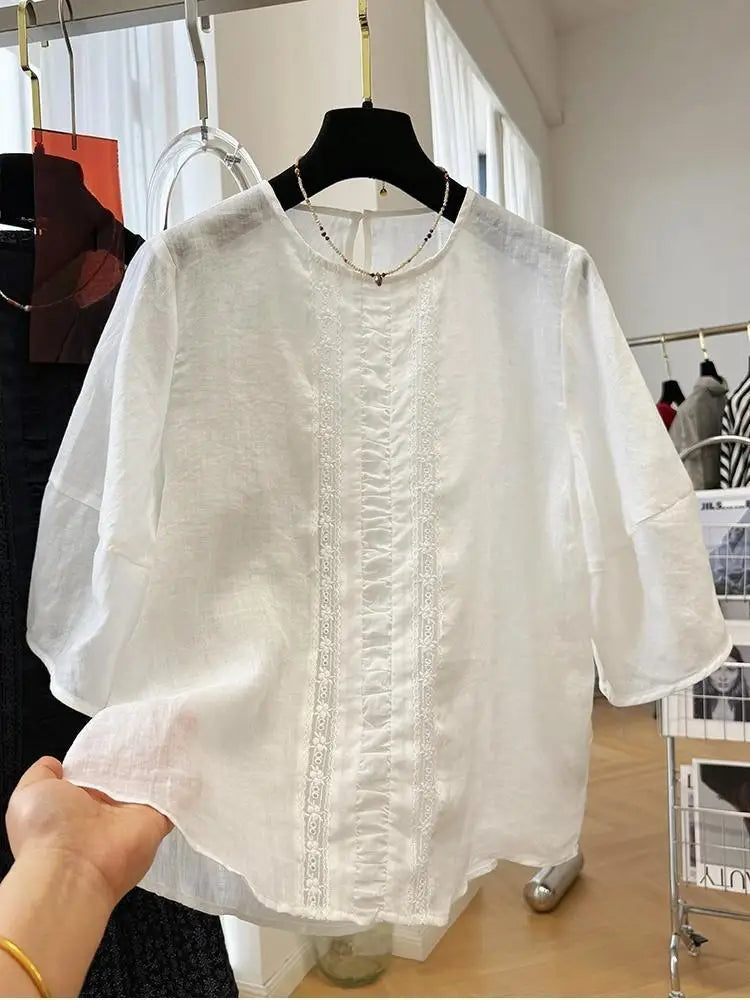 Romantic Floral Blouse